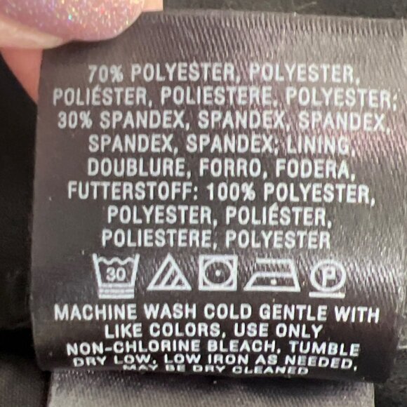 ANTHROPOLOGIE MAEVE Camo Brocade Ponte Pencil Skirt Black/Green Sz 8 EUC - Picture 7 of 7